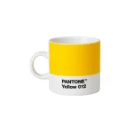 Pantone Yellow 012 Sarı Porselen Espresso Fincanı