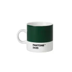 Pantone 3435 Koyu Yeşil Porselen Espresso Fincanı
