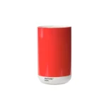 Pantone 2035 Kırmızı Porselen Vazo + Hediye Kutusu