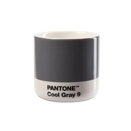 Pantone Cool Gray 9 Gri Porselen Macchiato Mug