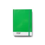 Pantone 16-6340 Yeşil Sert Kapaklı Noktalı Not Defteri - S