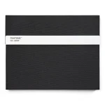 Pantone 19-4007 Siyah Sert Kapaklı Çizgisiz Not Defteri ve Kalem