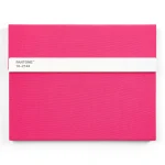 Pantone 18-2143 Koyu Pembe Sert Kapaklı Çizgisiz Not Defteri ve Kalem