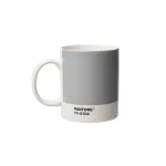 Pantone C21; 17-5104, 13-0647 Sarı - Gri Porselen Kupa